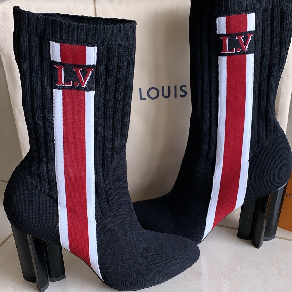 NEW Louis Vuitton Sock Boots WITH TAGS